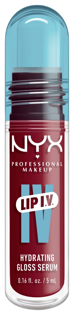 Lip IV - Gloss Serum Feuchtigkeitsspendender Lipgloss Berry Thirsty von NYX Professional Makeup