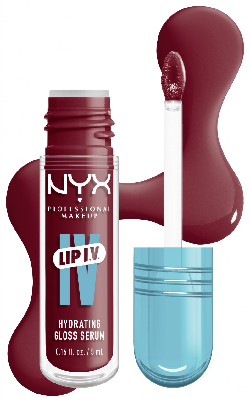 Lip IV - Gloss Serum Feuchtigkeitsspendender Lipgloss Blush Rush von NYX Professional Makeup