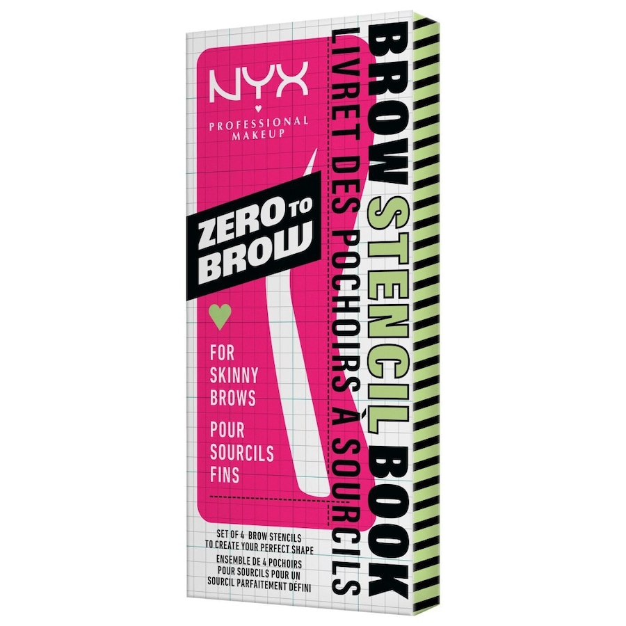 NYX Professional Makeup  NYX Professional Makeup Zero to Brow Stencil augenbrauenschablone 1.0 pieces von NYX Professional Makeup