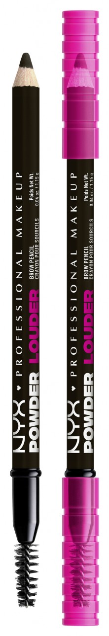 Powder Louder - Brow Pencil 09 Black von NYX Professional Makeup