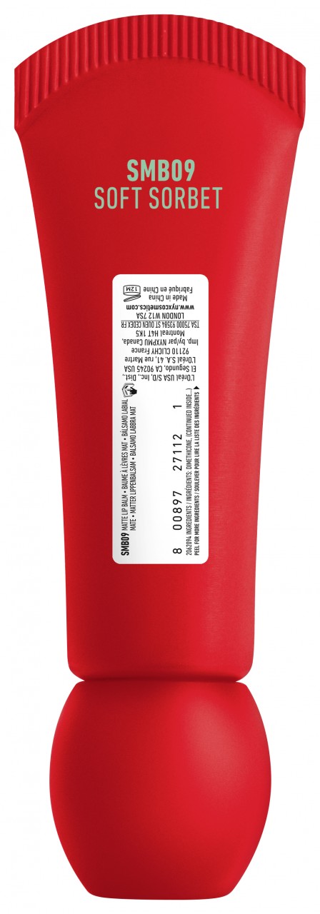 Smushy Matte - Lip Balm 09 Soft Sorbet von NYX Professional Makeup