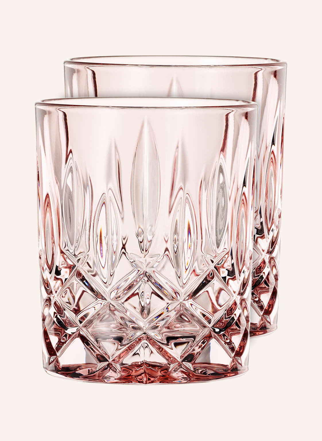 Nachtmann 2er-Set Whiskygläser Noblesse rosa Nachtmann 2er-Set Whiskygläser Noblesse rosa von Nachtmann
