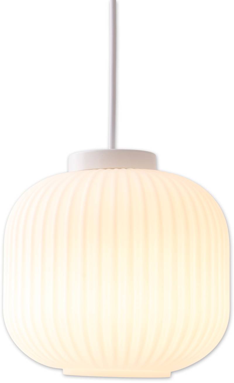 näve Pendelleuchte »Geneva«, 1 flammig, Leuchtmittel E27   Leuchtmittel wechselbar, Pendelleuchte,Milch-Glas weiss, 1xE27 max.40W von Näve