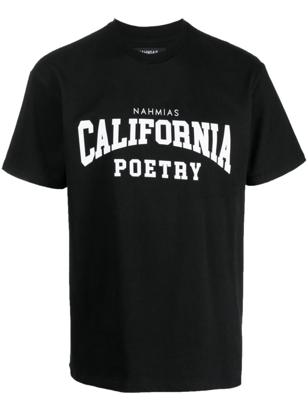 Nahmias California Poetry cotton T-shirt - Black von Nahmias