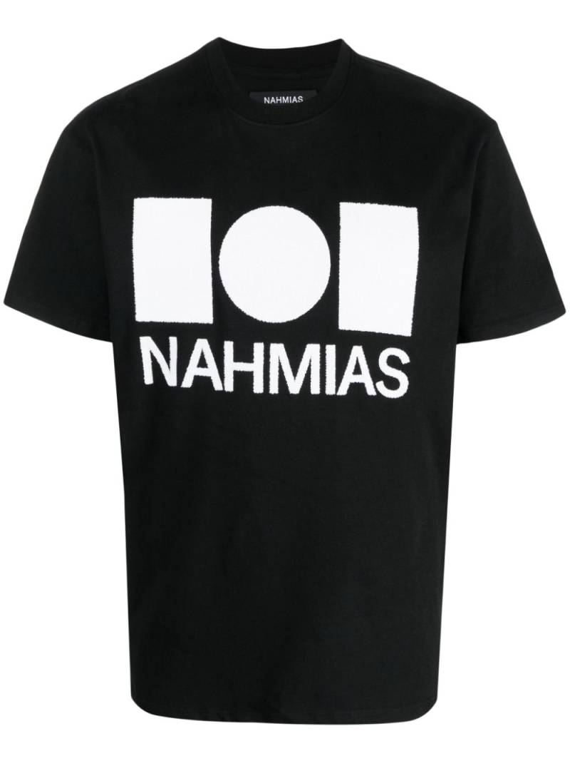 Nahmias Caviar logo-print cotton T-shirt - Black von Nahmias