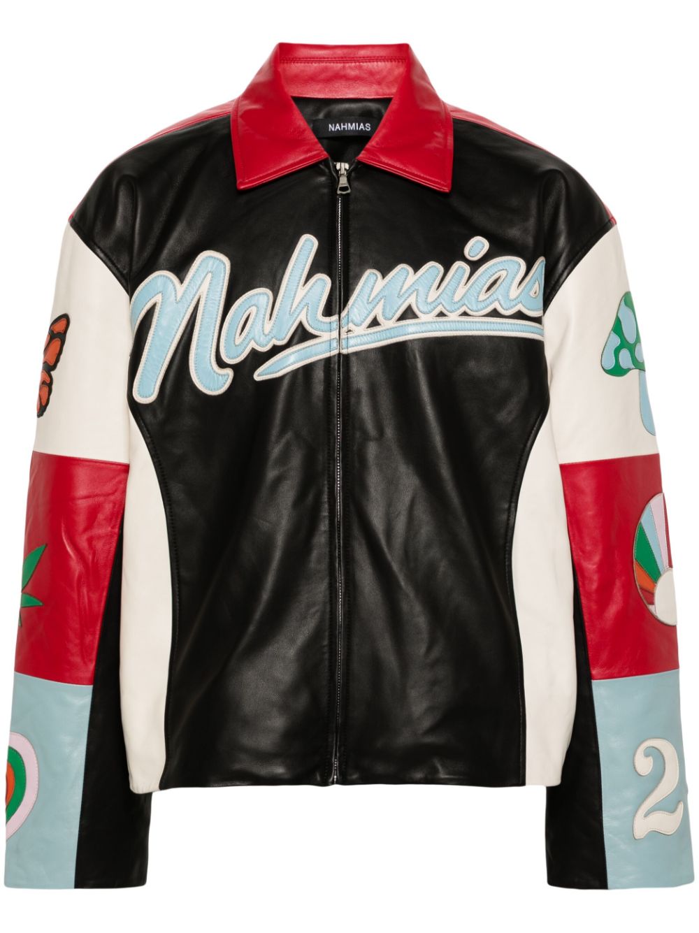 Nahmias Moto leather jacket - Black von Nahmias