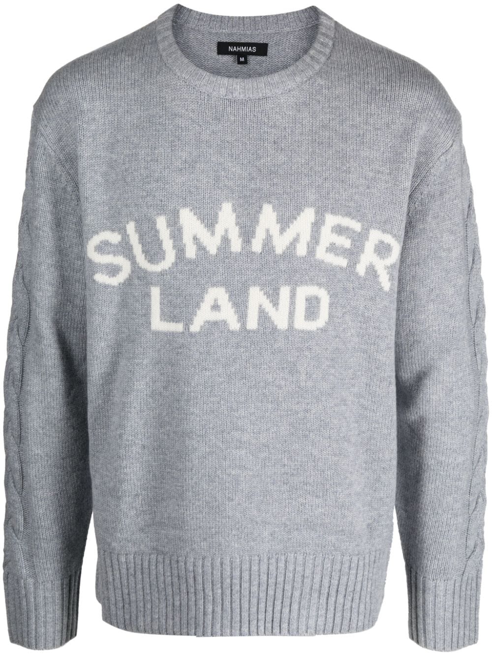 Nahmias Summerland intarsia-knit jumper - Grey von Nahmias