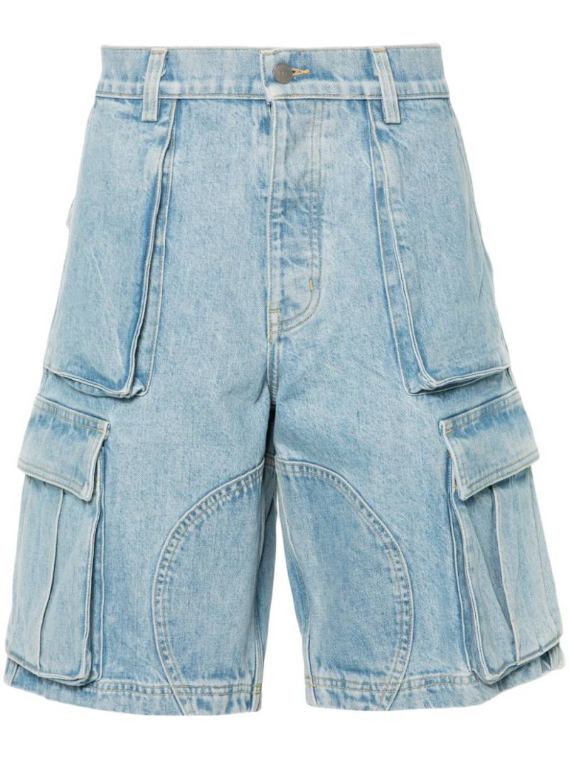 Nahmias denim cargo shorts - Blue von Nahmias