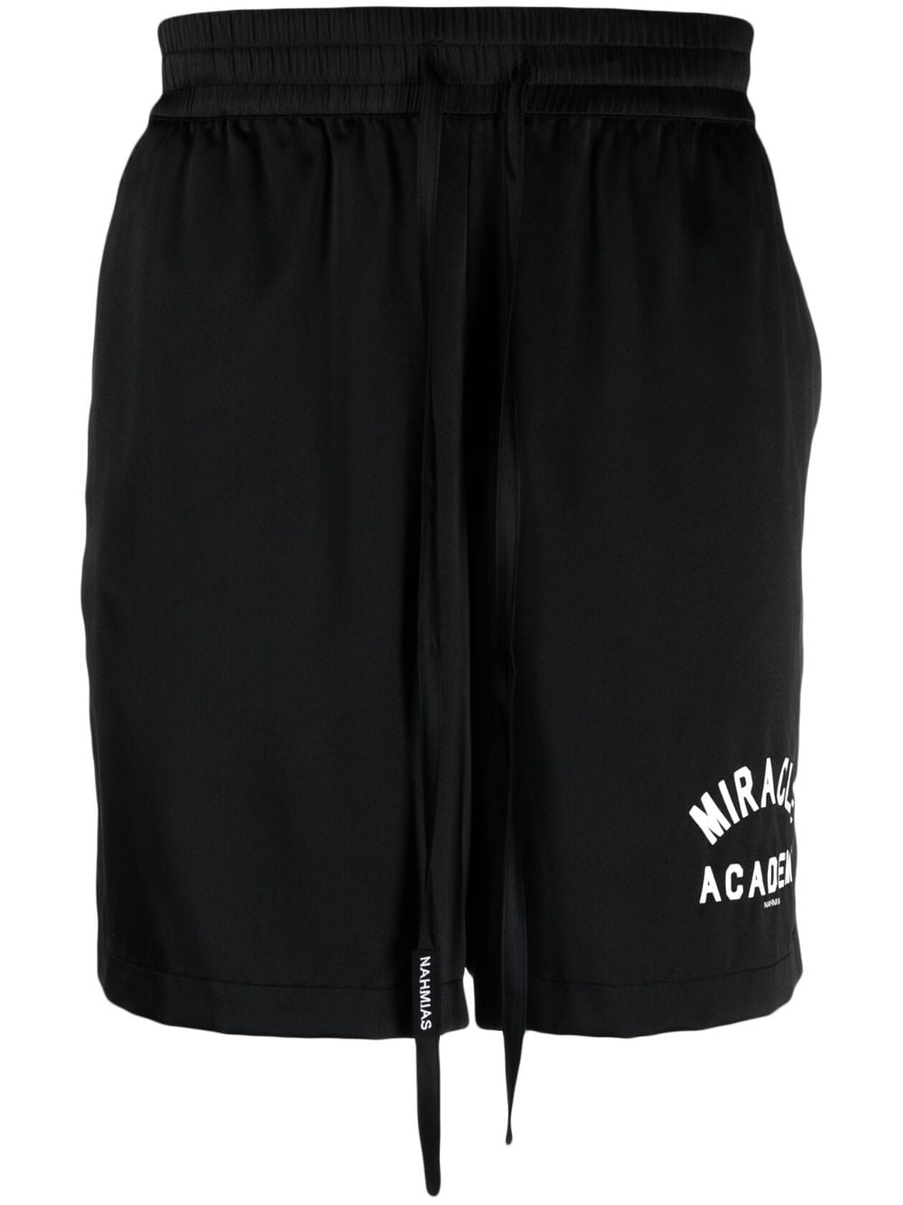 Nahmias graphic-print silk shorts - Black von Nahmias