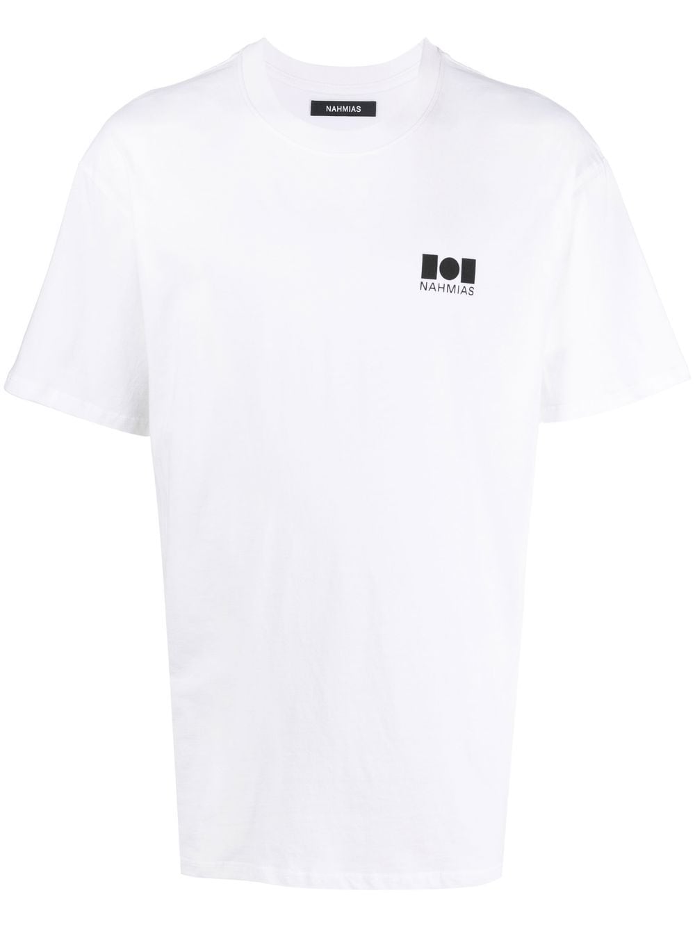 Nahmias logo-print cotton T-shirt - White von Nahmias