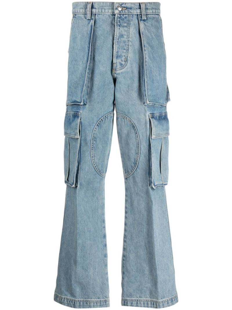 Nahmias straight-leg cargo jeans - Blue von Nahmias