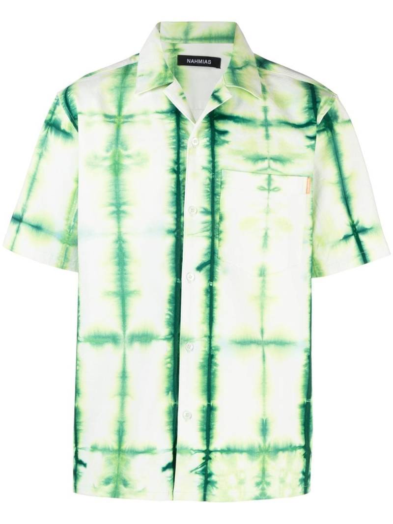 Nahmias tie-dye print short-sleeve shirt - Green von Nahmias