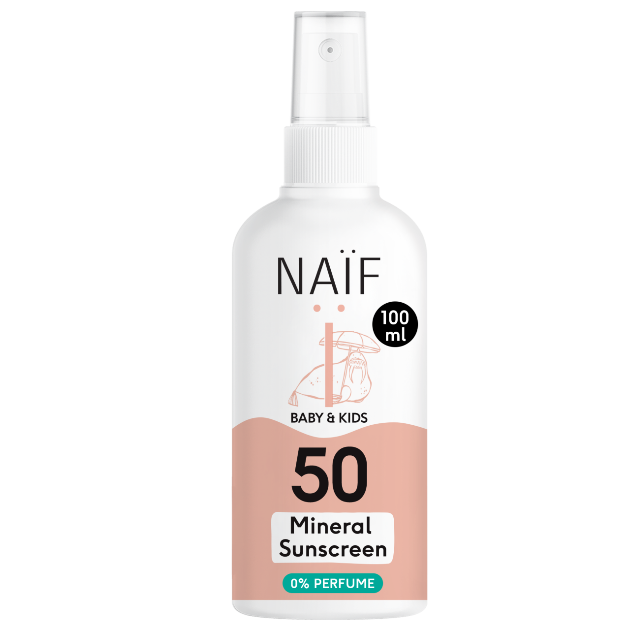 Naif - Mineral Sun Spray Spf50 No Perfume Baby & KIDs Naif - Mineral Sun Spray Spf50 No Perfume Baby & KIDs von Naïf