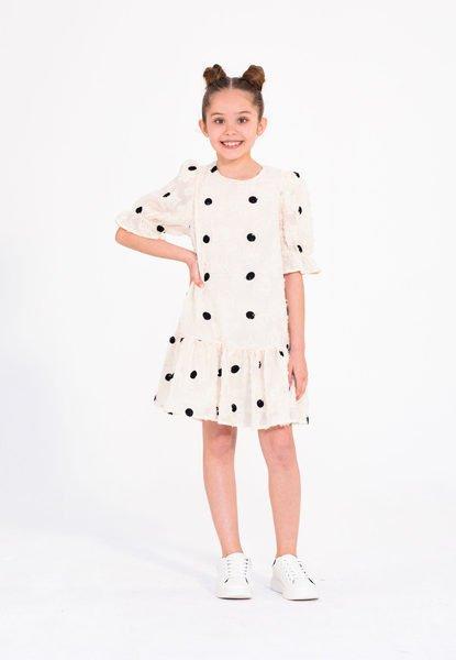 Polka Dot - Freizeitkleid Mädchen  122 von Naleya kids