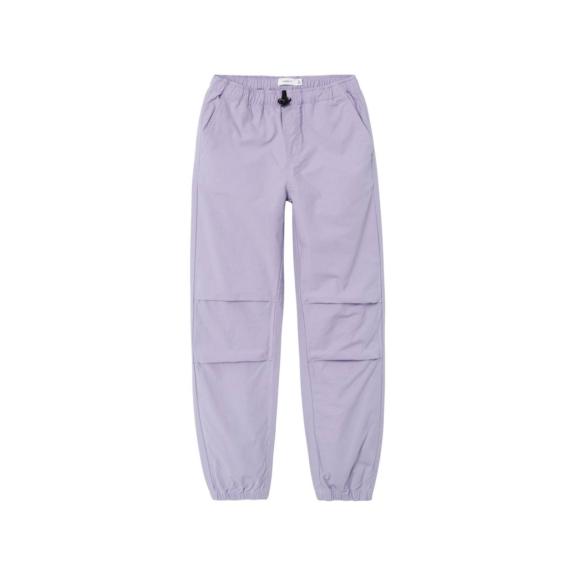 Cargohose, Regular Fit Mädchen Lila 116 von Name It