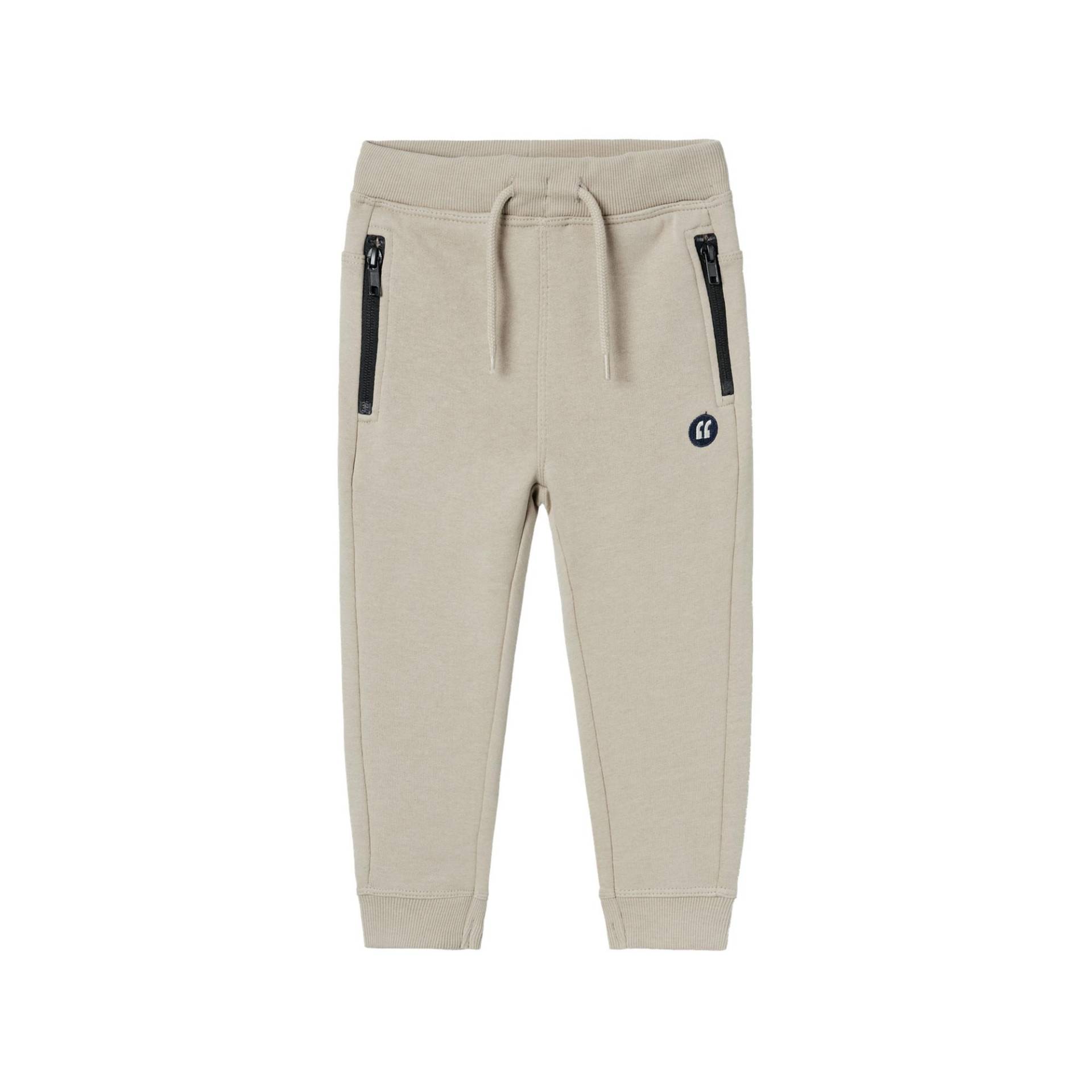 Jogginghose Mit Bündchen Jungen Beige 110 von Name It