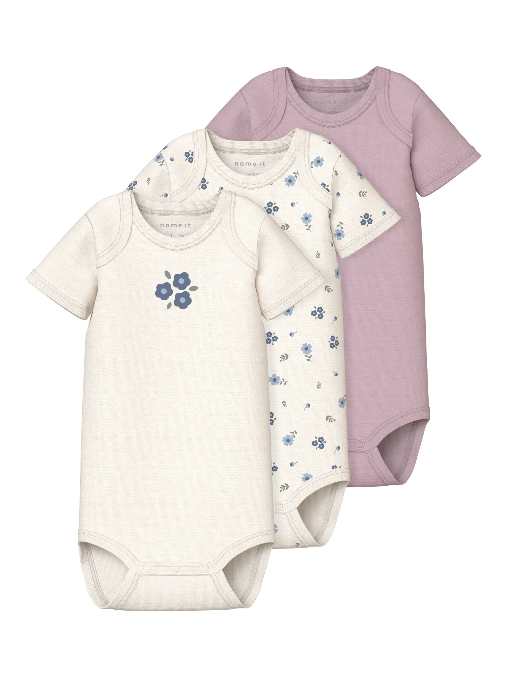 Name It Body »NBFBODY 3P SS JET STREAM FLOWER NOOS« Name It Body »NBFBODY 3P SS JET STREAM FLOWER NOOS« von Name It