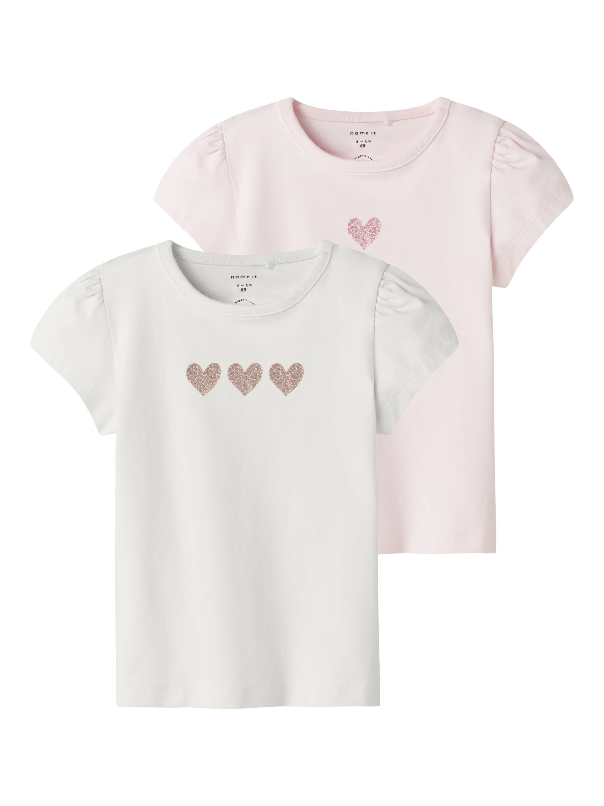 Name It Kurzarmshirt »NBFHULLU 2P SS TOP BOX«, (Packung, 2 tlg.) von Name It