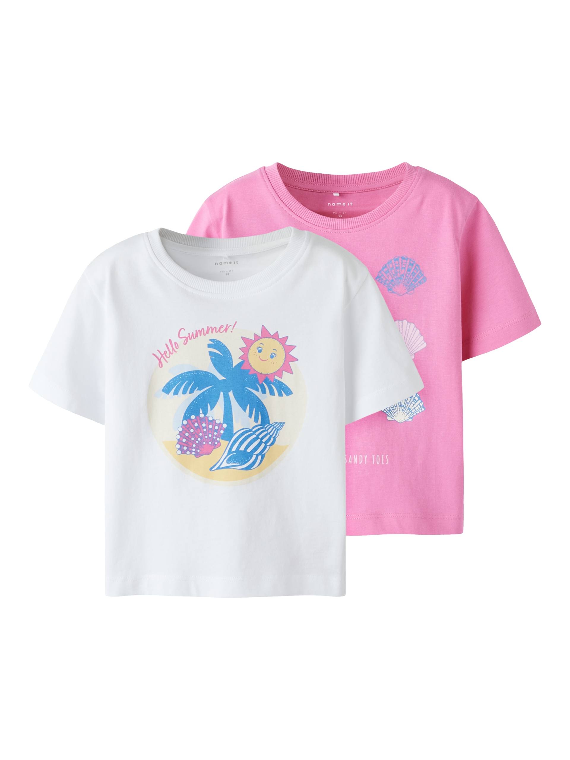 Name It Kurzarmshirt »NMFJASSA 2P SS NREG TOP PB«, (Packung, 2 tlg.) von Name It