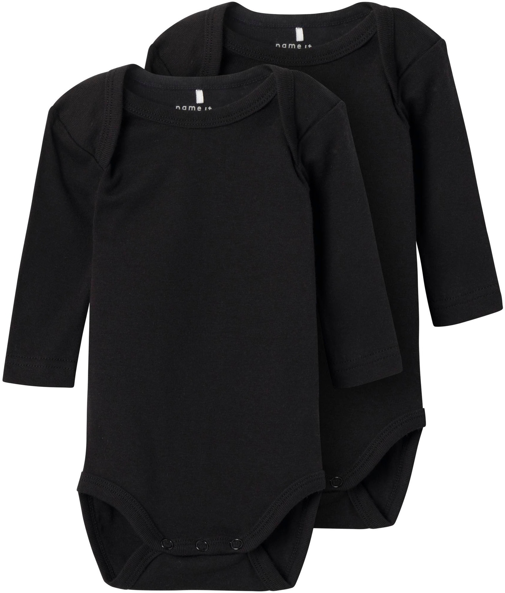 Name It Langarmbody »NBNBODY 2P LS SOLID BLACK NOOS« von Name It
