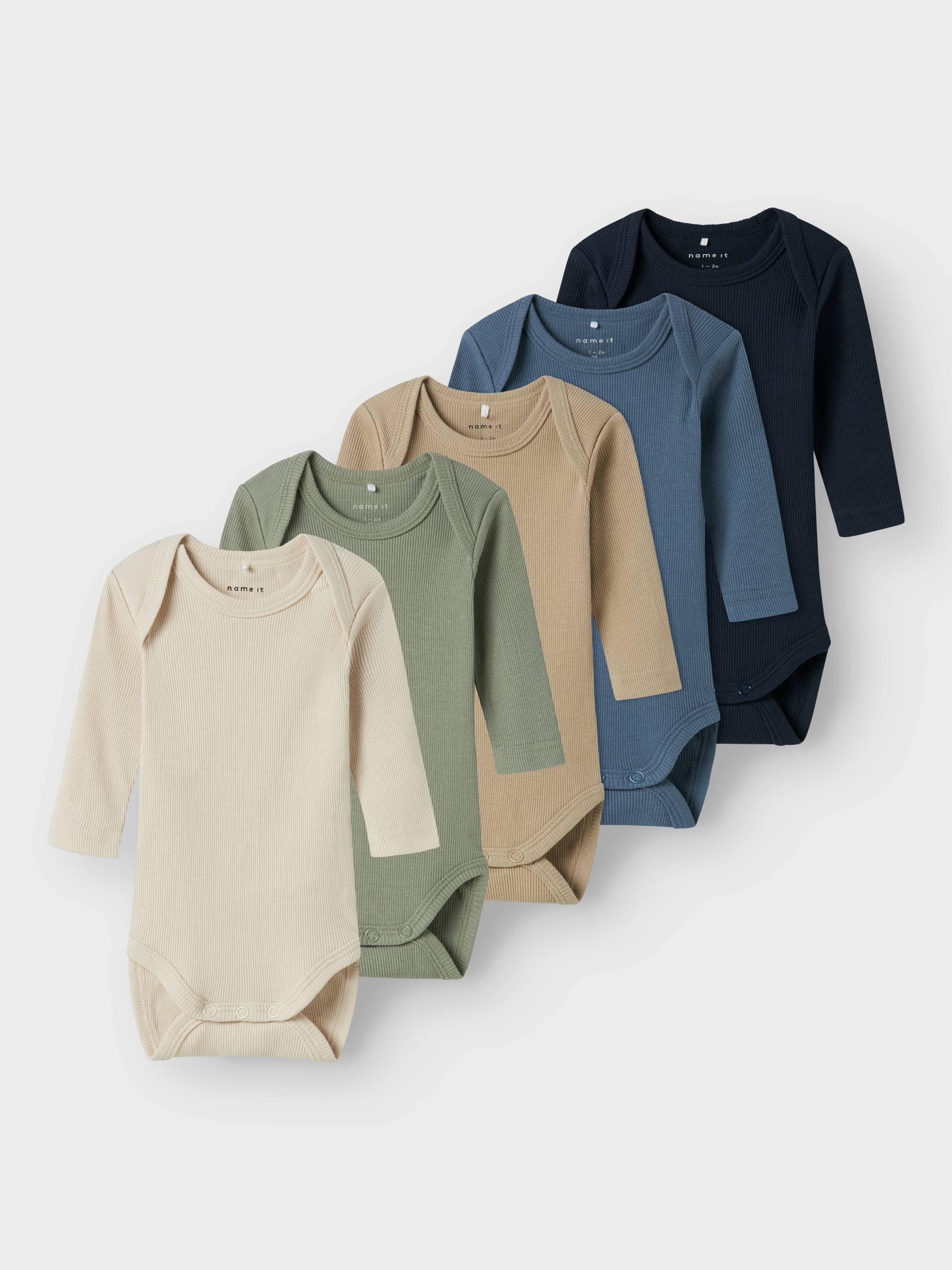 Name It Langarmbody »NBNBODY 5P LS SOLID RIB NOOS« von Name It