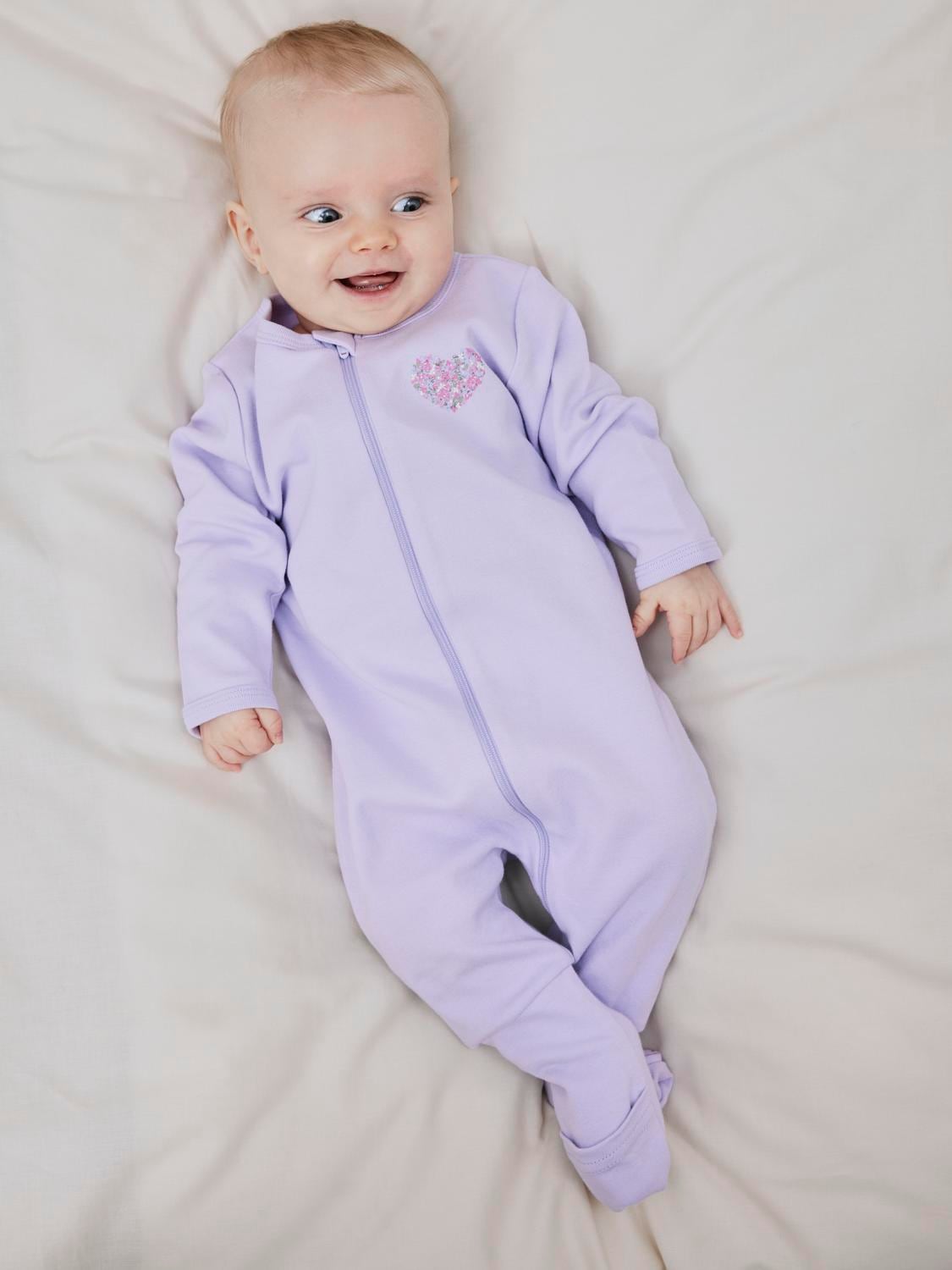 Name It Schlafanzug »NBFNIGHTSUIT 2P ZIP FF PETIT FLOWER NOOS«, (Set, 2 tlg.) von Name It