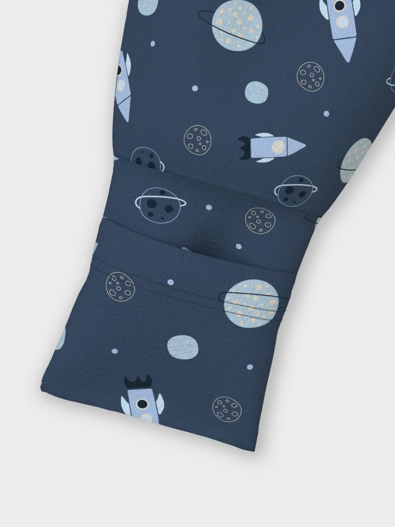 Name It Schlafanzug »NBMNIGHTSUIT 2P ZIP FF DARK SPACE NOOS«, (Packung, 2 tlg.) von Name It