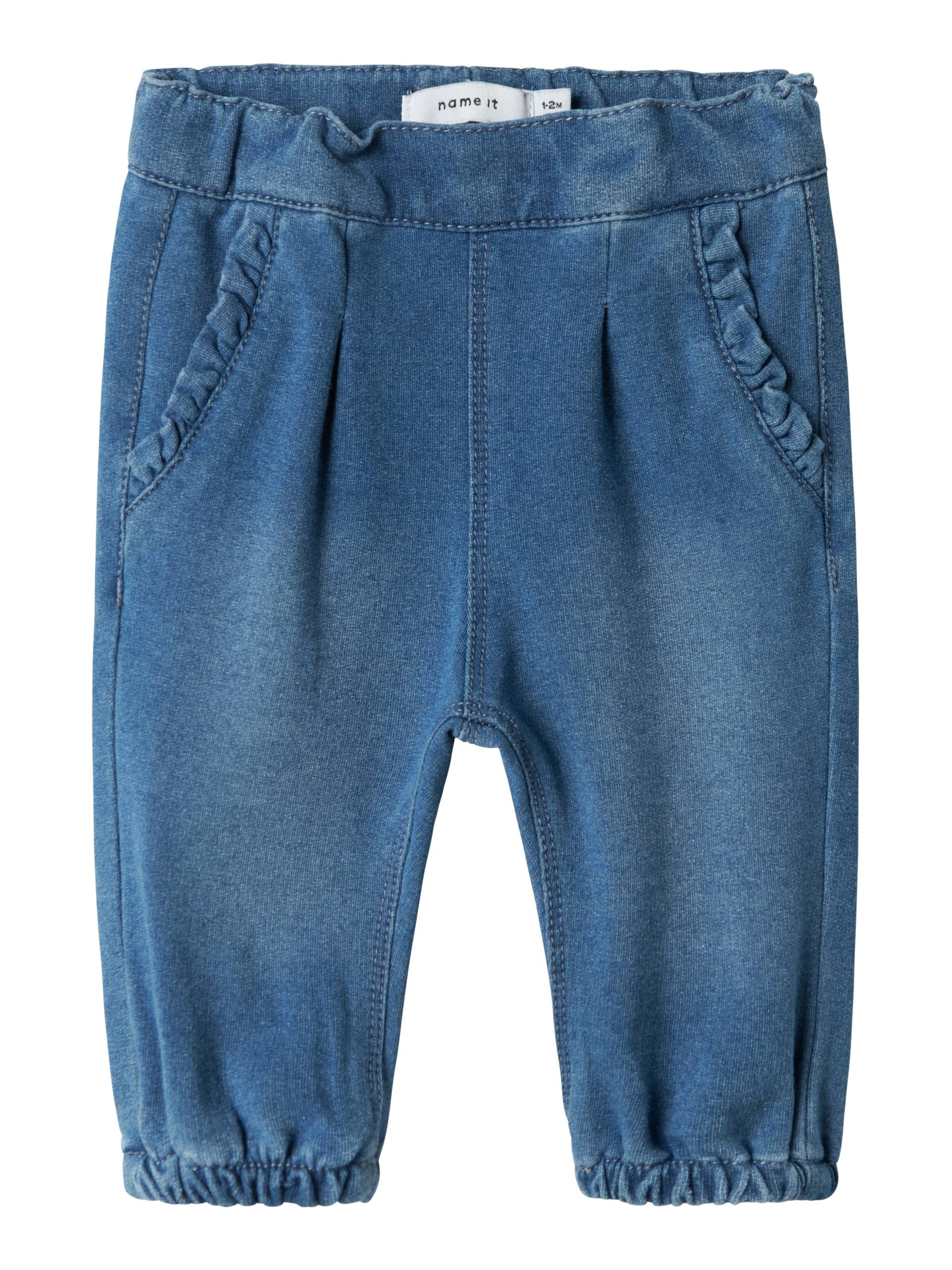 Name It Sweatjeans »NBFBELLA ROUND JEANS 6101-TR NOOS«, mit coolen Abriebeffekten Name It Sweatjeans »NBFBELLA ROUND JEANS 6101-TR NOOS«, mit coolen Abriebeffekten von Name It