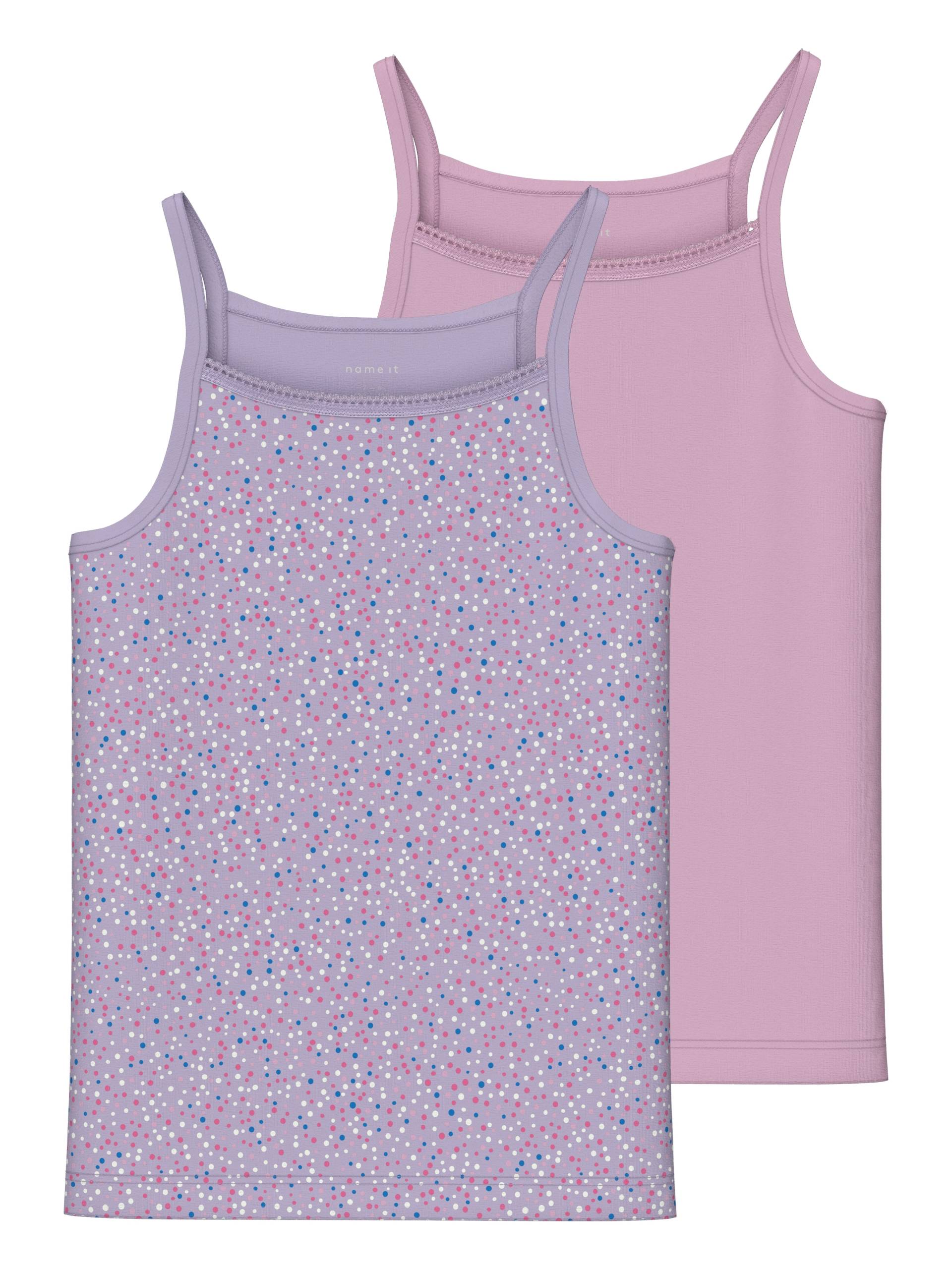 Name It Unterhemd »NKFSTRAP TOP 2P PASTEL LILAC DOT NOOS« Name It Unterhemd »NKFSTRAP TOP 2P PASTEL LILAC DOT NOOS« von Name It