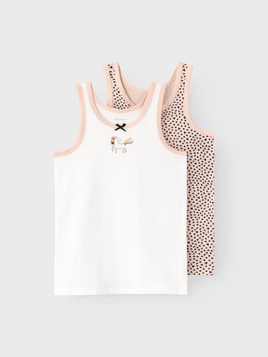 Name It Unterhemd »NMFTANK TOP 2P EVENING SAND HEARTS NOOS«, (Packung, 2 St.) von Name It