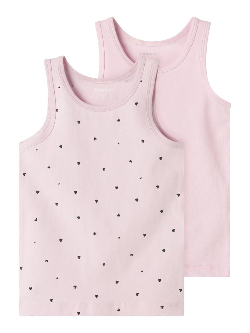 Name It Unterhemd »NMFTANK TOP 2P WINSOME HEARTS NOOS«, (Packung, 2 St.) von Name It