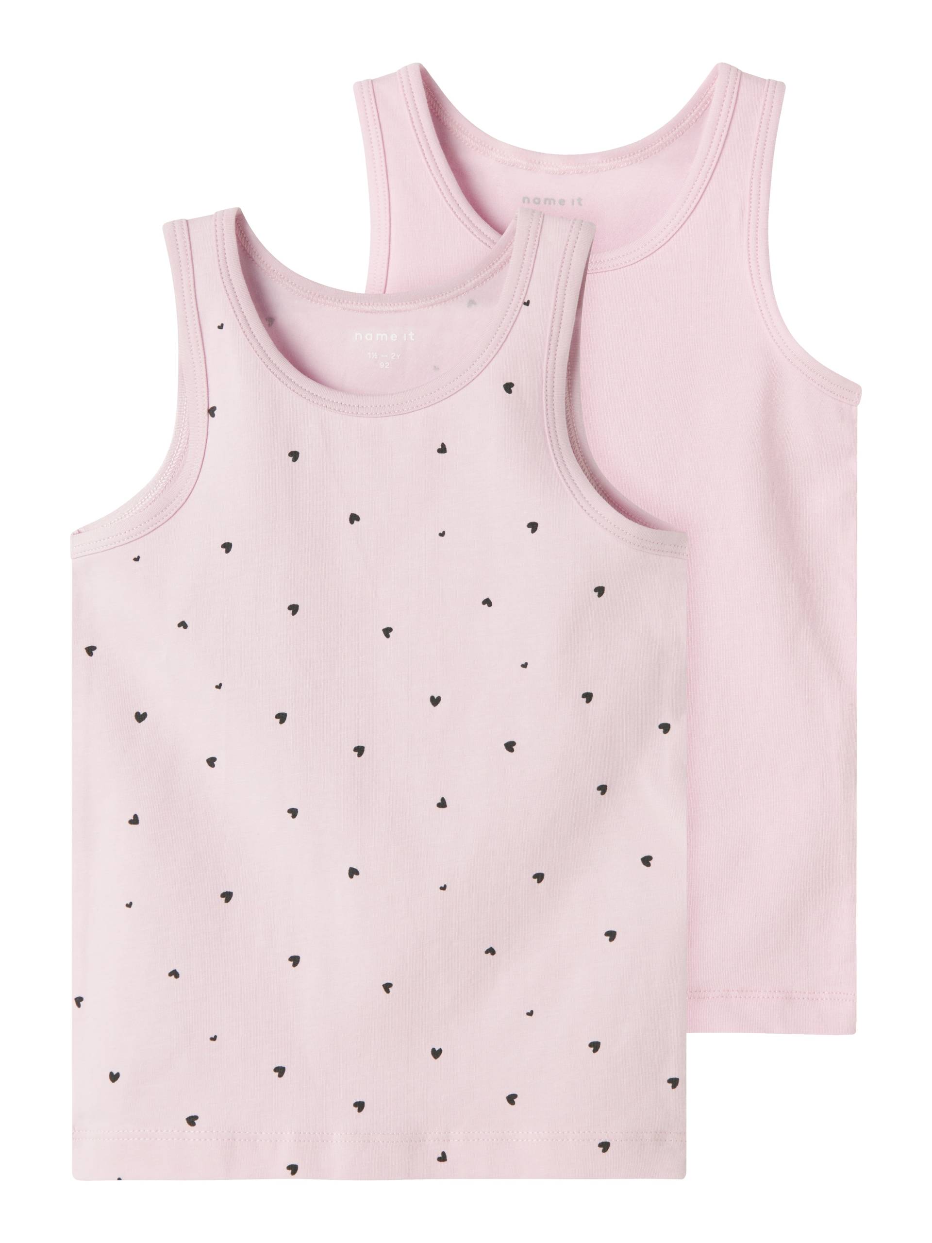 Name It Unterhemd »NMFTANK TOP 2P WINSOME HEARTS NOOS«, (Packung, 2 St.) von Name It