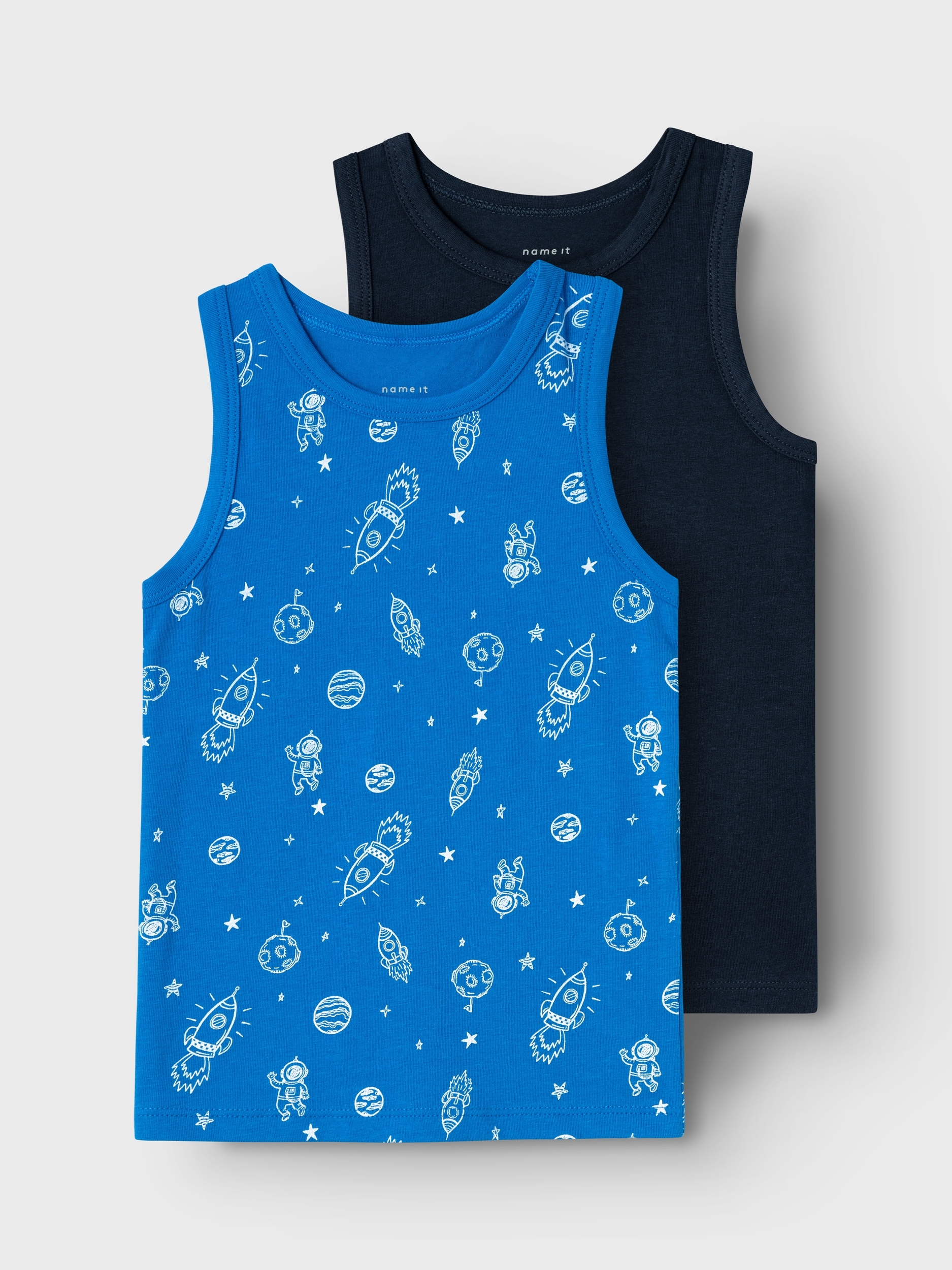 Name It Unterhemd »NMMTANK TOP 2P SKYDIVER SPACE NOOS«, (Set, 2 St.) von Name It