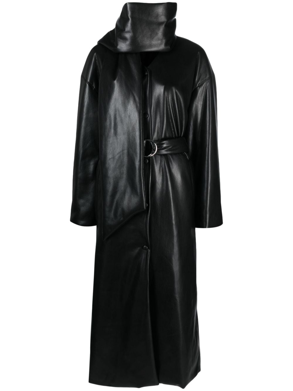 Nanushka Amelie recycled-polyester coat - Black von Nanushka