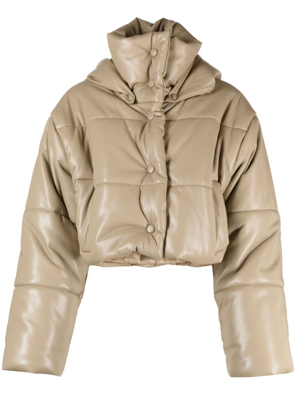 Nanushka Aveline cropped puffer jacket - Neutrals von Nanushka
