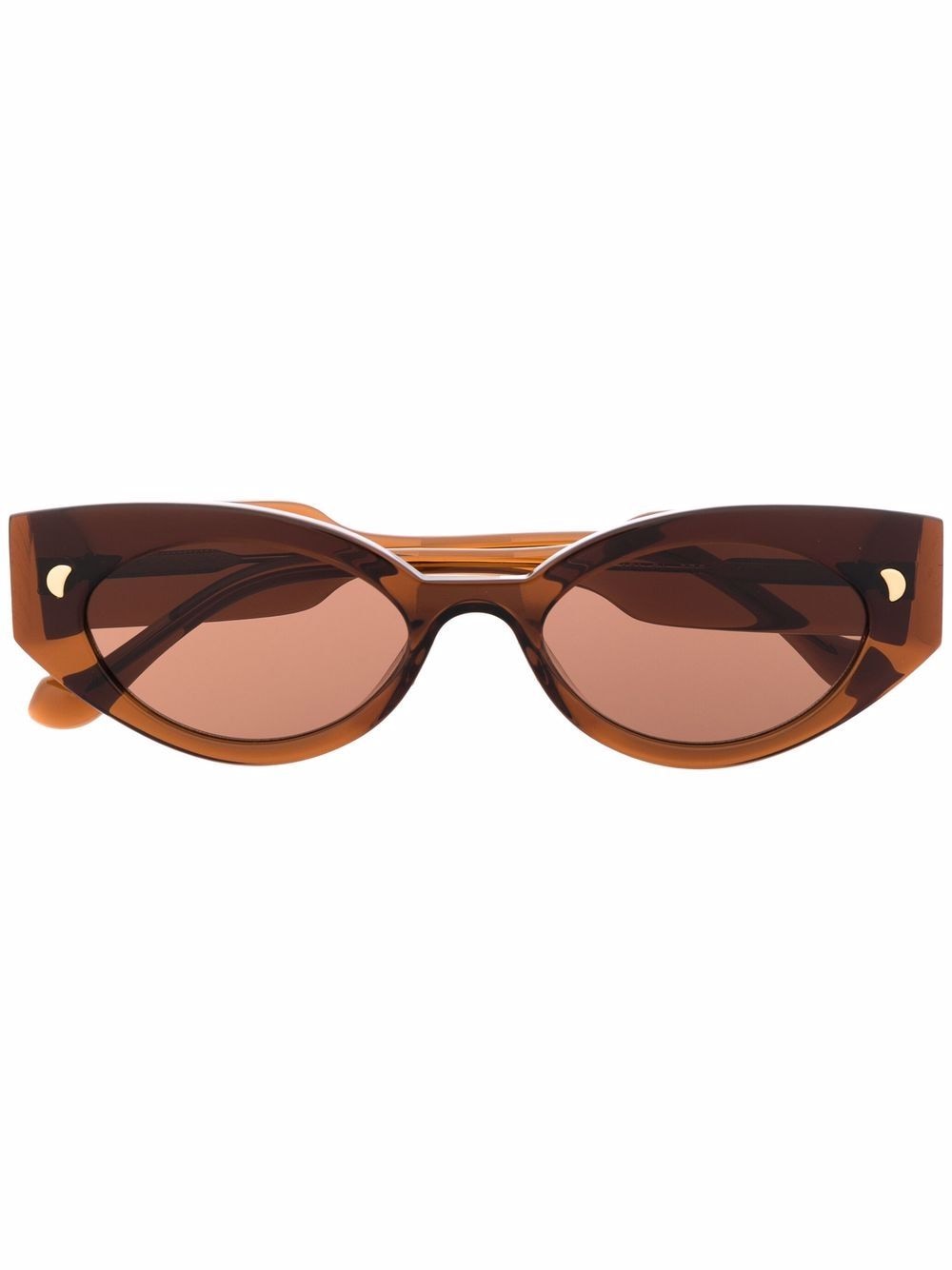 Nanushka Azalea cat-eye sunglasses - Brown von Nanushka