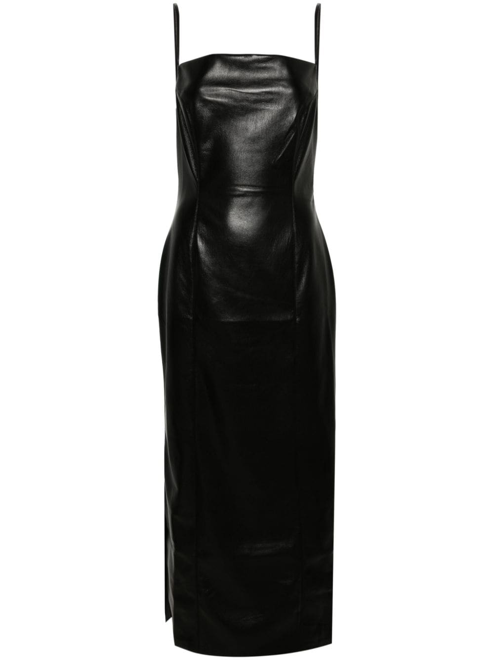 Nanushka Ilara slip midi dress - Black von Nanushka