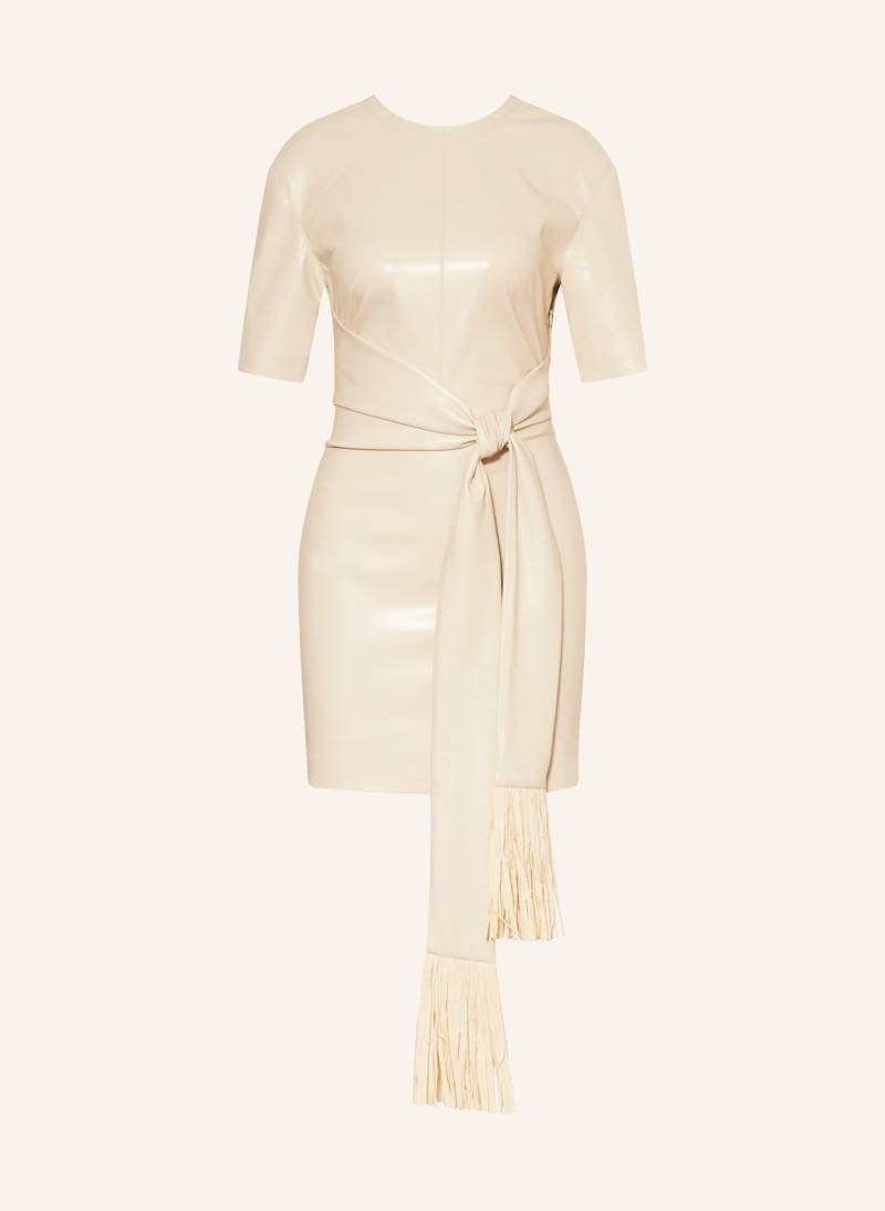 Nanushka Kleid Maryl In Lederoptik beige von Nanushka