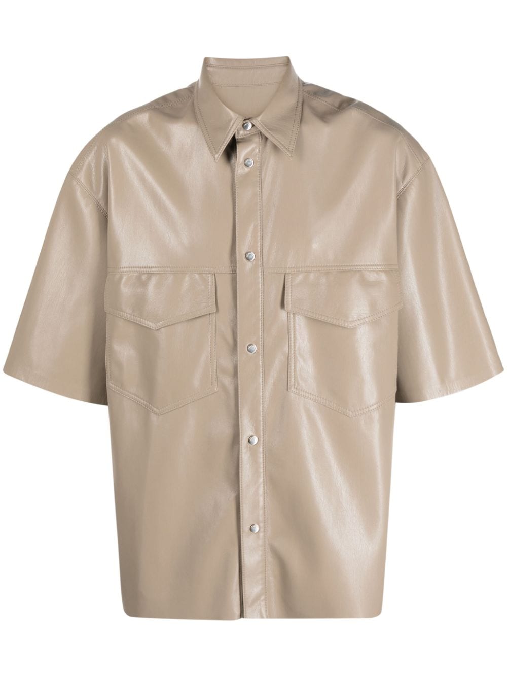 Nanushka OKOBOR™ alt-leather shirt - Neutrals von Nanushka