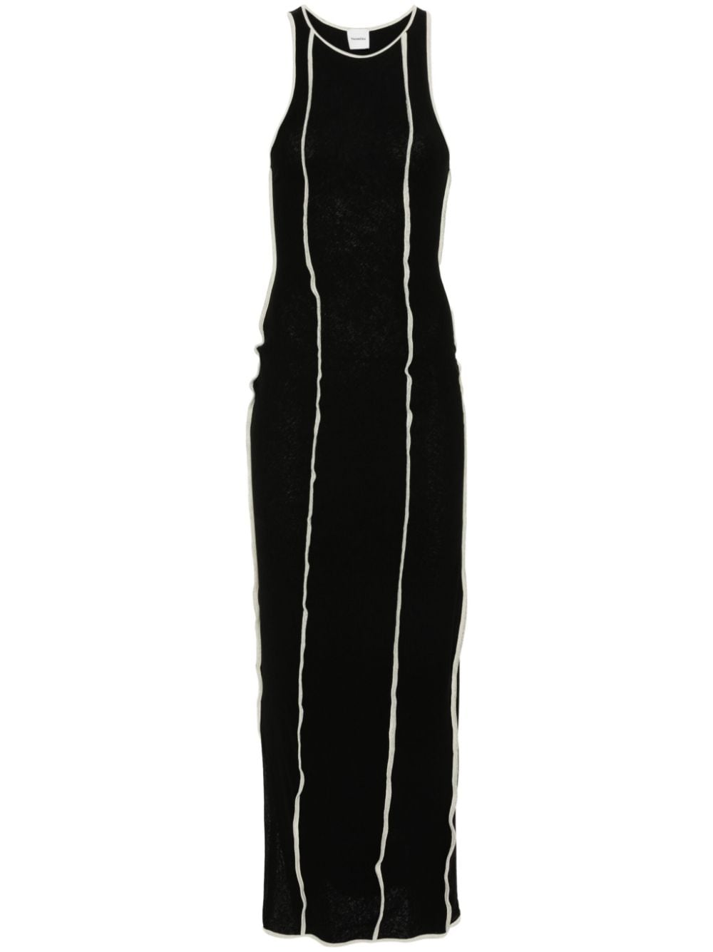 Nanushka Wanda exposed-seam detail dress - Black von Nanushka
