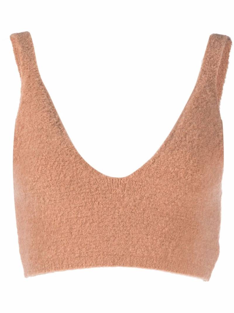 Nanushka cropped knit top - Neutrals von Nanushka