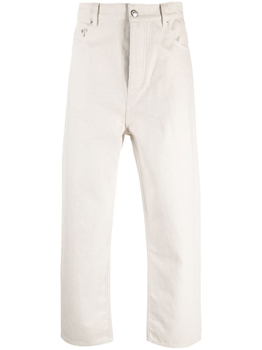 Nanushka cropped straight-leg jeans - Neutrals von Nanushka