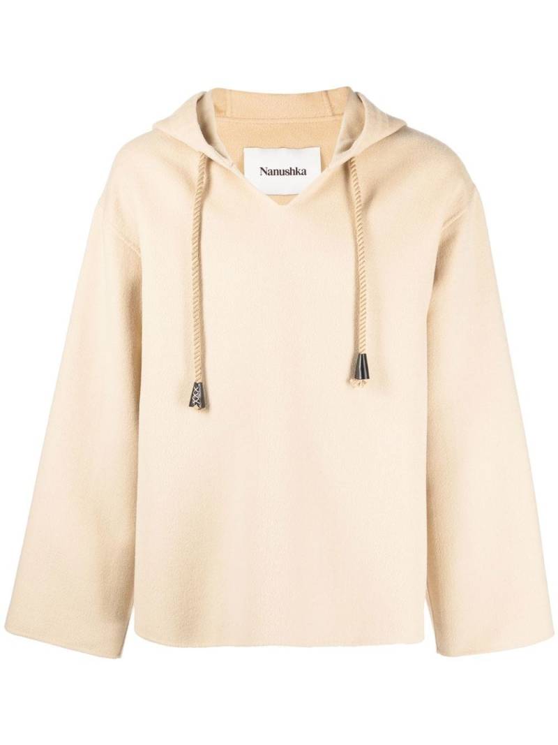 Nanushka Moshe long-sleeve hoodie - Neutrals von Nanushka