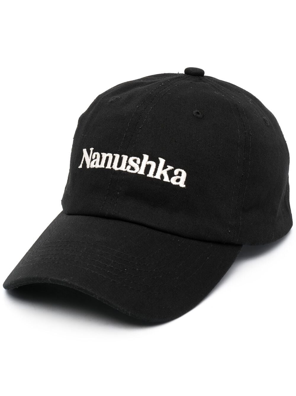 Nanushka logo-embroidered baseball cap - Black von Nanushka
