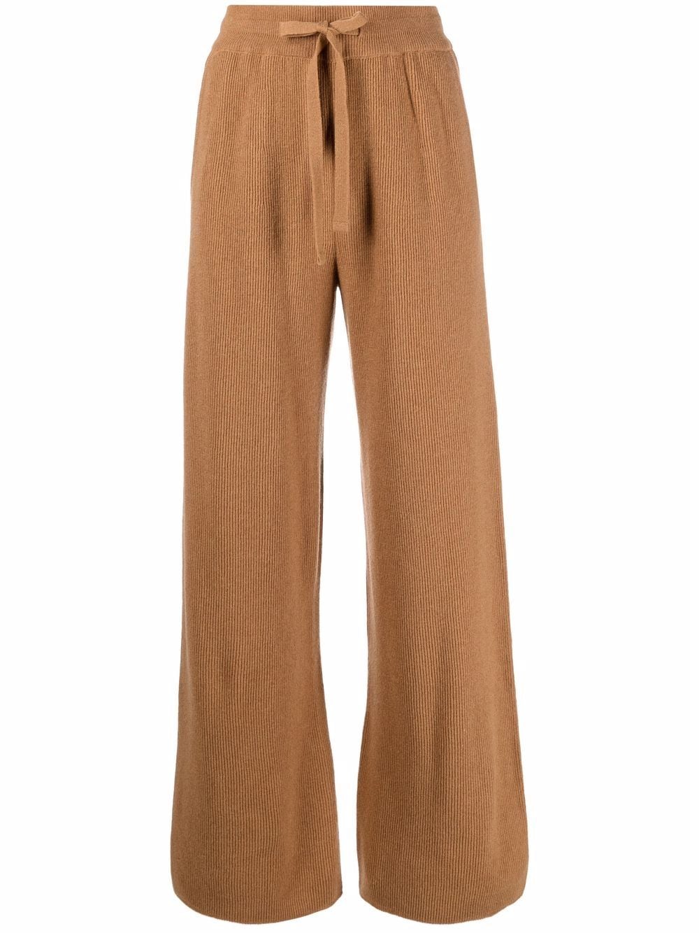 Nanushka ribbed-knit wide-leg trousers - Brown von Nanushka