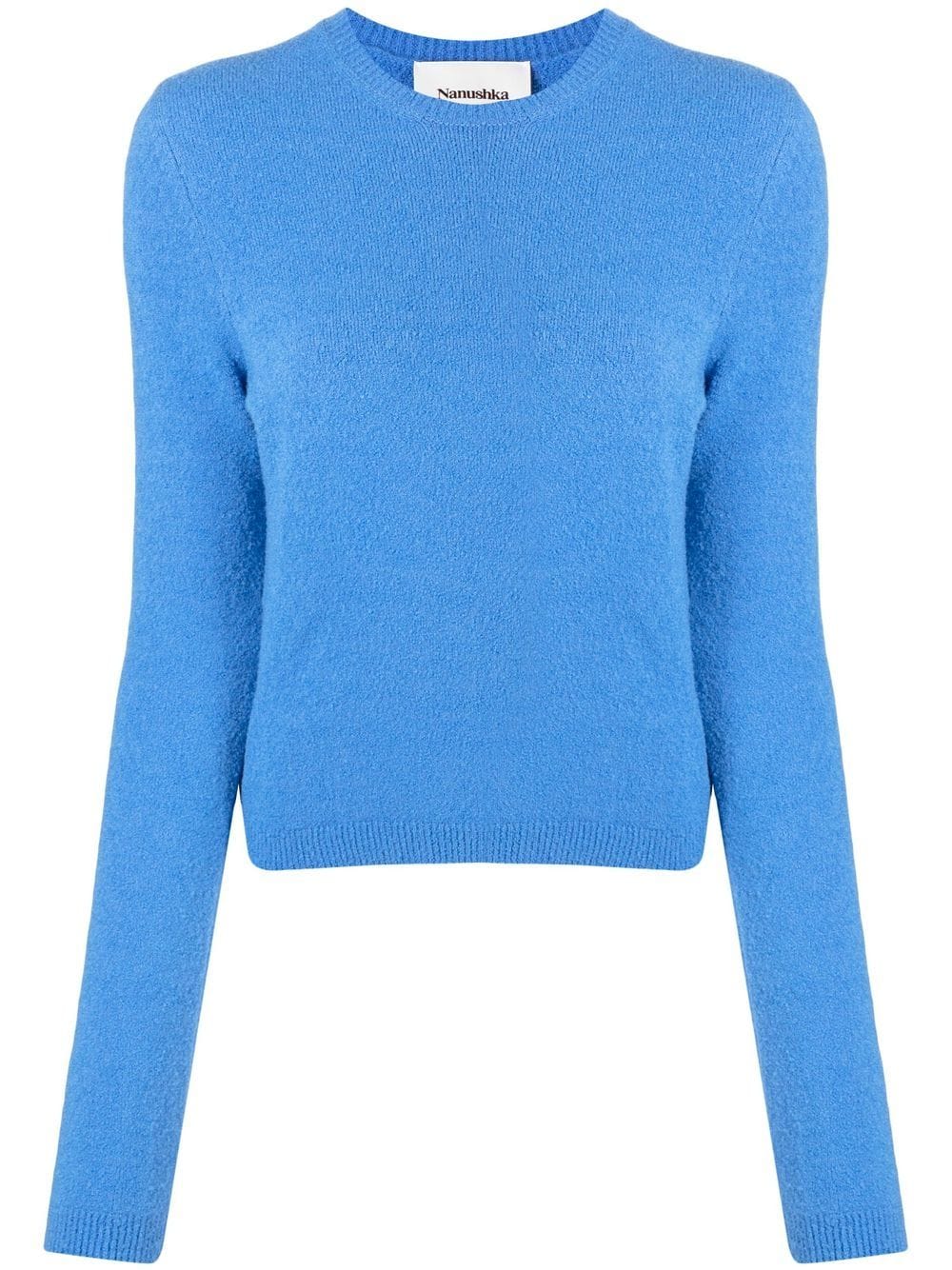 Nanushka round-neck knit jumper - Blue von Nanushka