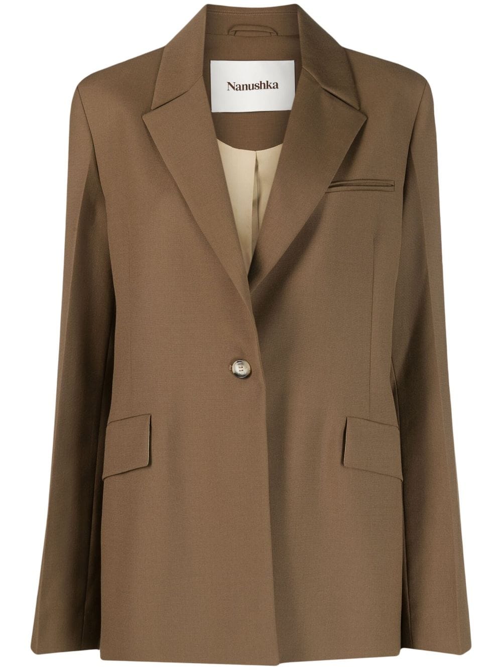 Nanushka single-breasted blazer - Neutrals von Nanushka