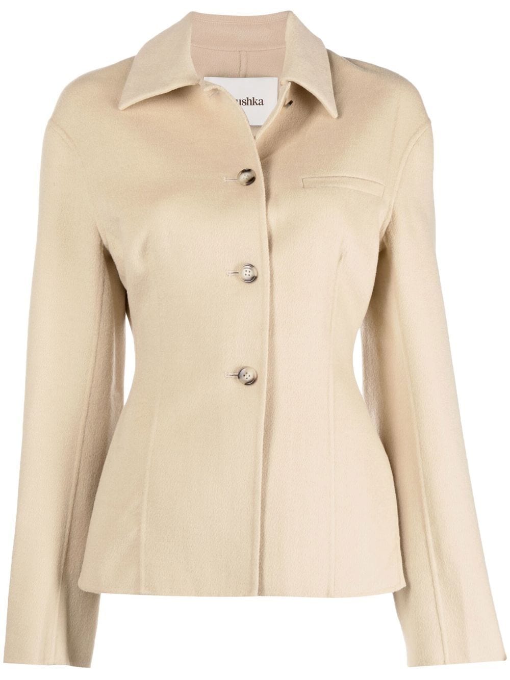 Nanushka single-breasted wool blazer - Neutrals von Nanushka