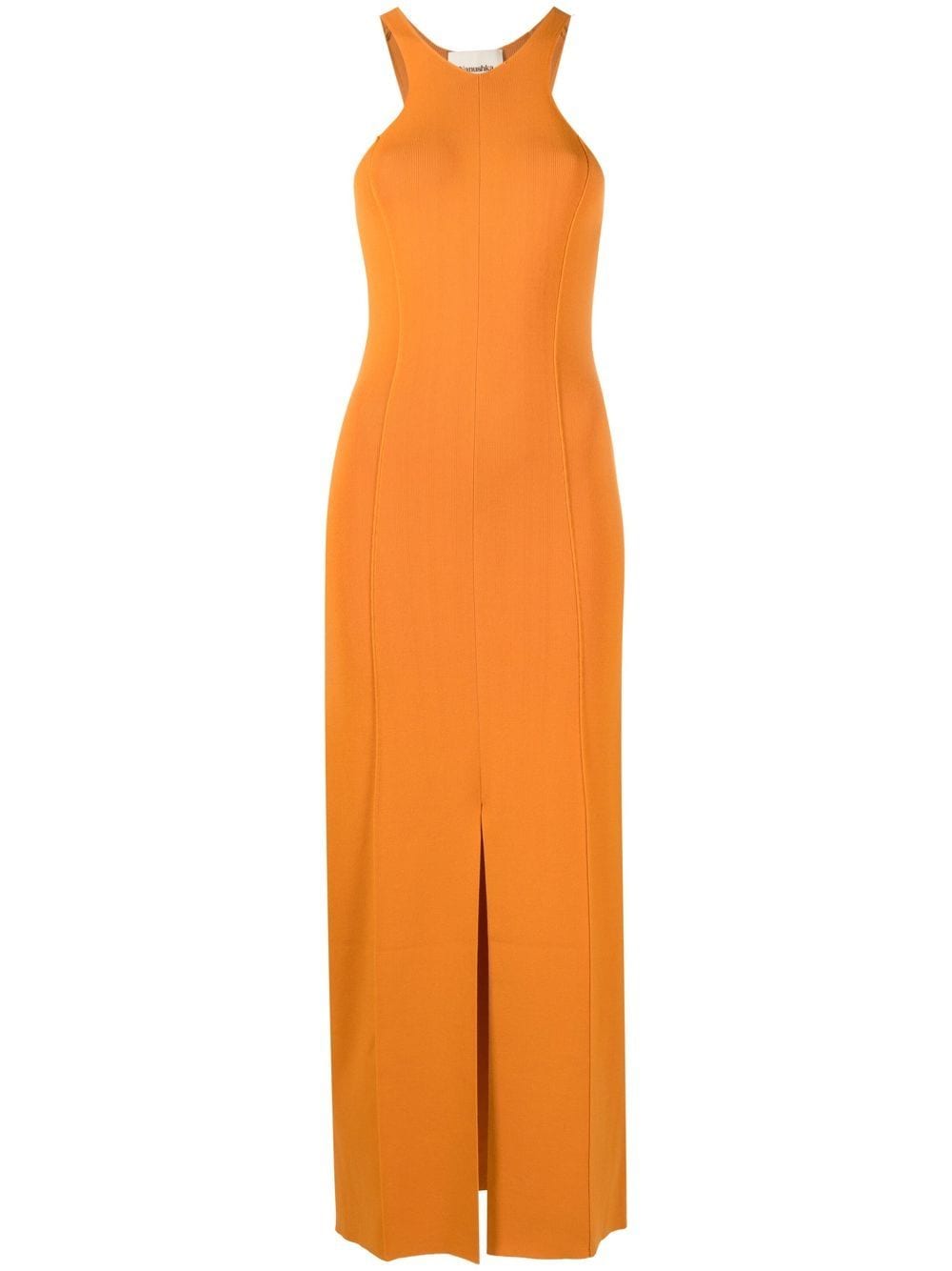 Nanushka sleeveless fitted midi dress - Orange von Nanushka