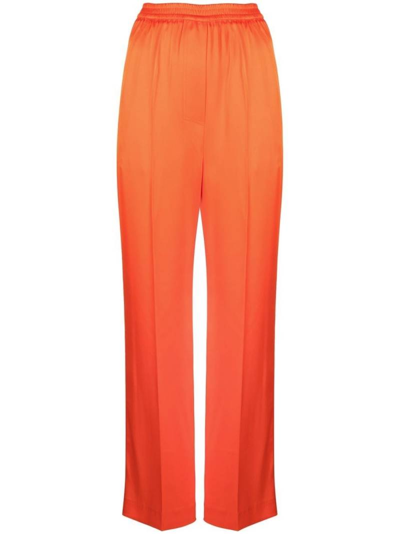 Nanushka wide-leg satin trousers - Orange von Nanushka